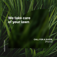 Lawn Care Service Instagram Post Design