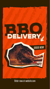 Grilled Barbecue Delivery TikTok Video Design