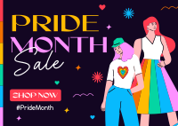 Pride Month Sale Postcard Image Preview