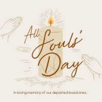 All Souls' Day Linkedin Post Design