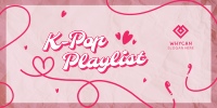 K-Pop Playlist Twitter Post Design