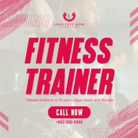 Hire Fitness Trainer Instagram Post Preview