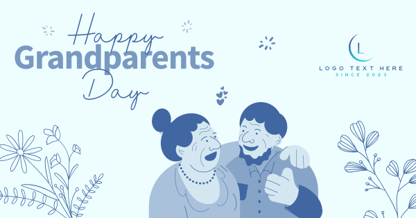 Happy Grandparents Day Facebook Ad Design Image Preview
