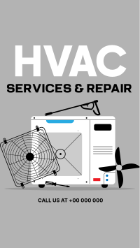 Best HVAC Service Facebook Story Design