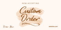 Brush Custom Order Twitter post Image Preview
