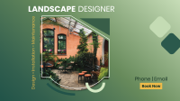 Landscape Designer Facebook Event Cover Design