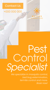 Minimal & Simple Pest Control Facebook Story Design
