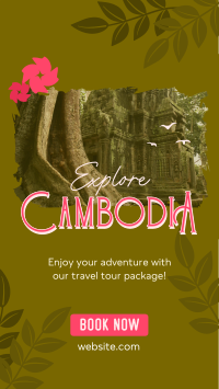 Cambodia Travel Tour YouTube short Image Preview