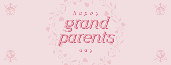 Grandparents Day Greetings Facebook Cover Design Image Preview