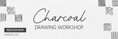 Charcoal Drawing Class Twitter header (cover) Image Preview