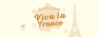 Celebrate Bastille Day Facebook Cover Image Preview