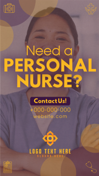 Modern Personal Nurse Instagram story Image Preview