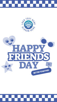 Quirky Friendship Day Facebook story Image Preview