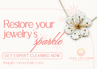 Jewelry Cleaning Luxe Postcard Preview