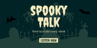 Spooky Talk Twitter post Image Preview