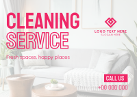 Commercial Office Cleaning Service Postcard Image Preview