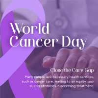 World Cancer Day Awareness Instagram Post Design