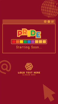 Pride Party Loading TikTok Video Design