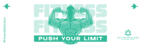 Push Your Limit Fitness Twitter Header Image Preview