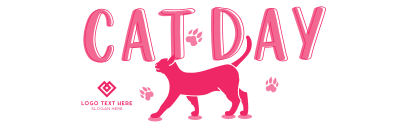 Happy Cat Day Twitter header (cover) Image Preview