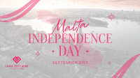 Joyous Malta Independence Facebook Event Cover Design