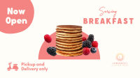 New Breakfast Restaurant Facebook Event Cover Design