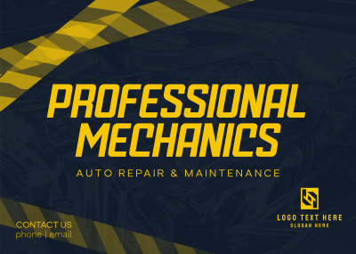 Mechanic Pros Postcard Image Preview