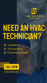 HVAC Technician TikTok video Image Preview