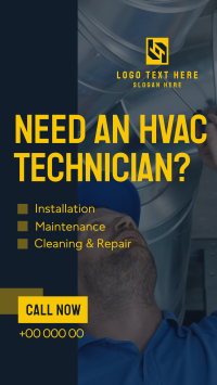 HVAC Technician TikTok Video Preview