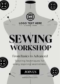 Sewing Workshop Poster Preview