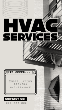 Y2K HVAC Service Instagram story Image Preview