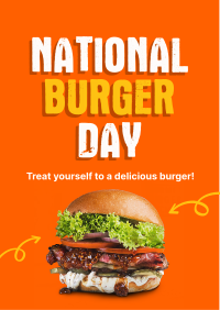 Get Yourself A Burger! Flyer Design
