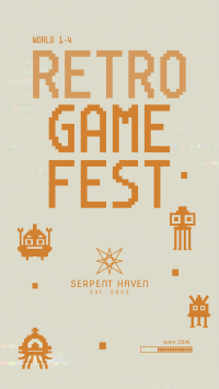 Retro Game Fest TikTok Video Image Preview