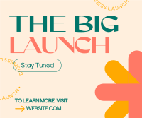 Playful Business Launch Facebook Post Preview