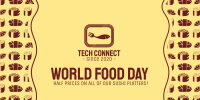 World Food Day for Seafood Restaurant Twitter post Image Preview