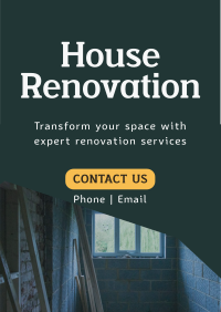 Simple Home Renovation Flyer Image Preview
