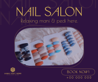 Simple Nail Salon Facebook post Image Preview