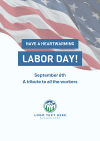 Labor Day Flag Poster Image Preview