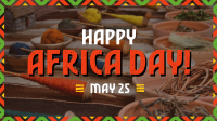 Africa Day Commemoration  Facebook Event Cover Design