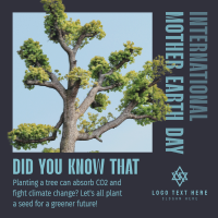Earth Day Tree Planting Instagram post Image Preview