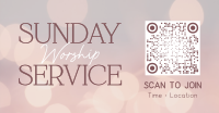 Sunday Worship Gathering Facebook Ad Design