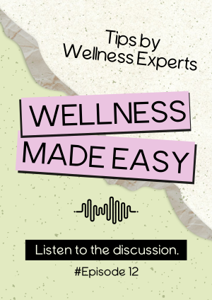 Easy Wellness Podcast Flyer Image Preview