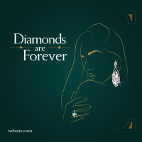 Diamonds are Forever Instagram post Image Preview
