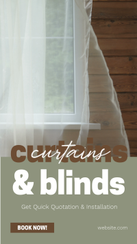 Curtains & Blinds Business YouTube short Image Preview