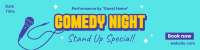 Stand Up Comedy Special LinkedIn Banner Design