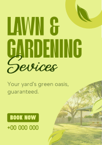 Professional Lawn Care Services Flyer Design