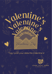 Valentine's Envelope Flyer Image Preview