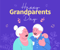 Happy Grandparents Day Facebook Post Design