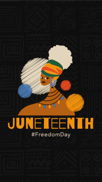 Celebrating Juneteenth TikTok video Image Preview