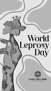 World Leprosy Day Awareness  Facebook Story Design